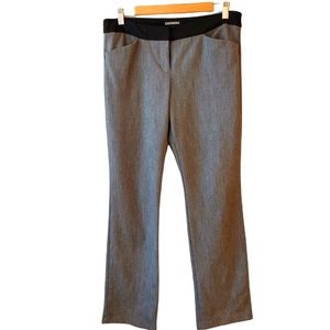 Express Editor Black and Grey Pants Size 8